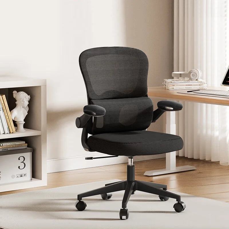 Multi-functional Computer chair Home sedentary comfortable backrest Dormitory student office chair seat Oasis Select BlackBlackLevel1
