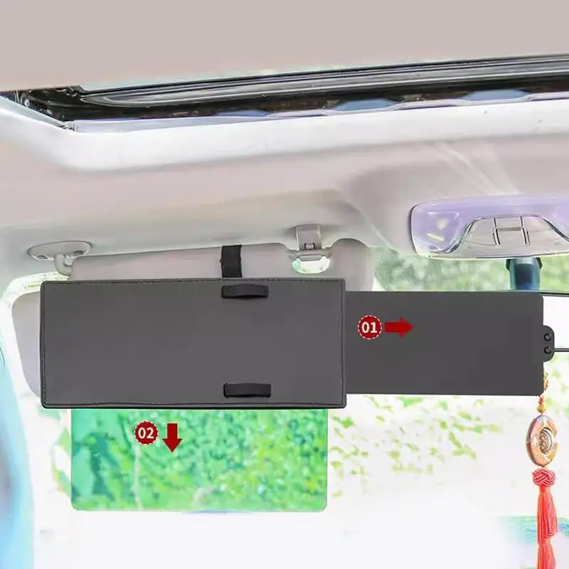 Sun Visor Shield Extender, Car Window Front Side Anti-Glare Sunshade for Interior Appliances Oasis Select