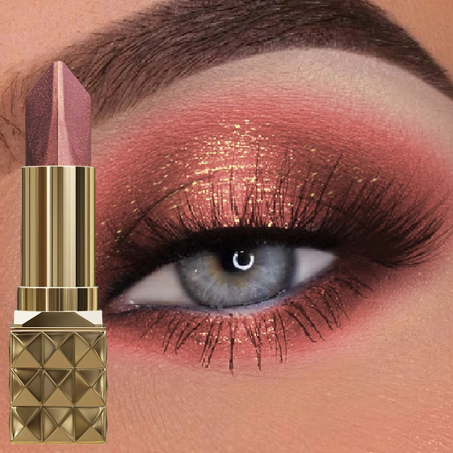 KAFURUX Waterproof Dual-Tone Eyeshadow Stick – Shimmer Brown