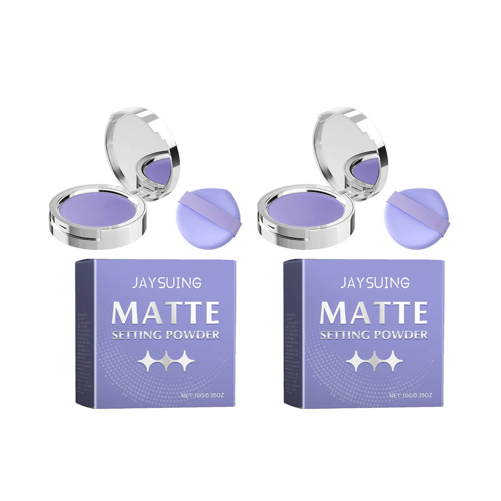 Jaysuing Lavender Matte Setting Powder – Oil Control 10g