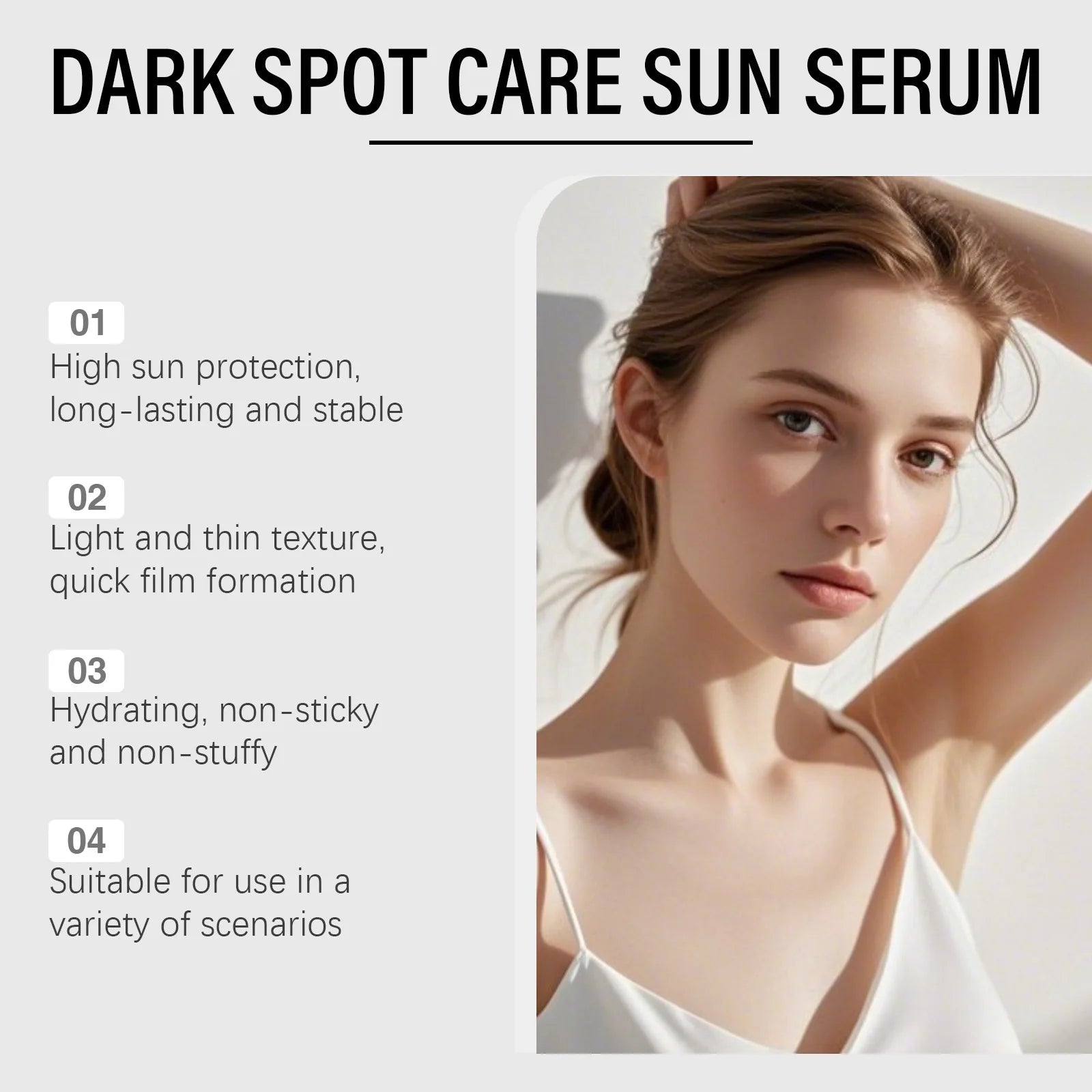 Vitamin C Sunscreen Essence – Brighten & Fade Dark Spots 30ml Sunscreen Serum Oasis Select