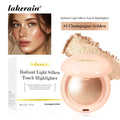 Silken Touch Highlighter Powder Long-Lasting Waterproof Highlighter Powder Glow Baked Shimmer Illuminator Contouring Glitter Oasis Select 1 Champagne Gold