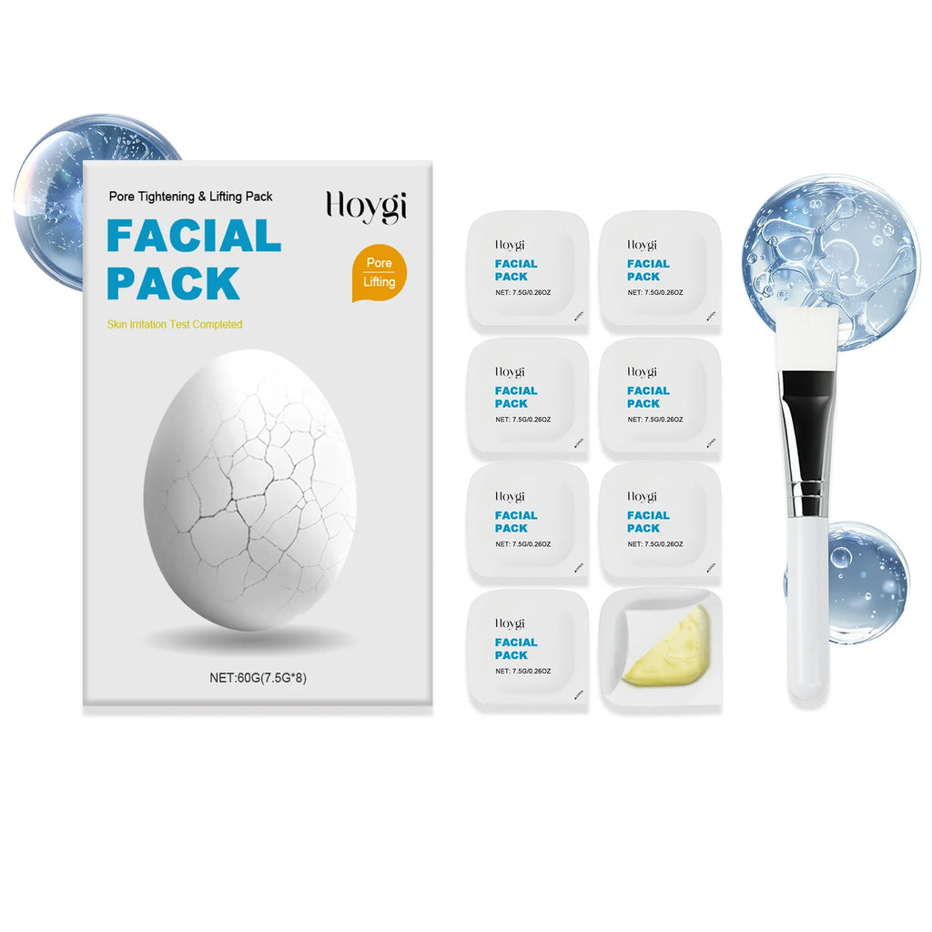 Hoygi Pore Tightening Face Mask – Anti-Aging & Hydrating 8pk Anti-Aging Face Mask Oasis Select 8pcs Boxed
