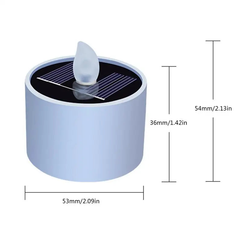 Solar Tealight Candles Waterproof Flickering LED Tea Lights Dusk To Dawn Flameless Solar Candles For Camping Home Bars Cafe Shop Oasis Select