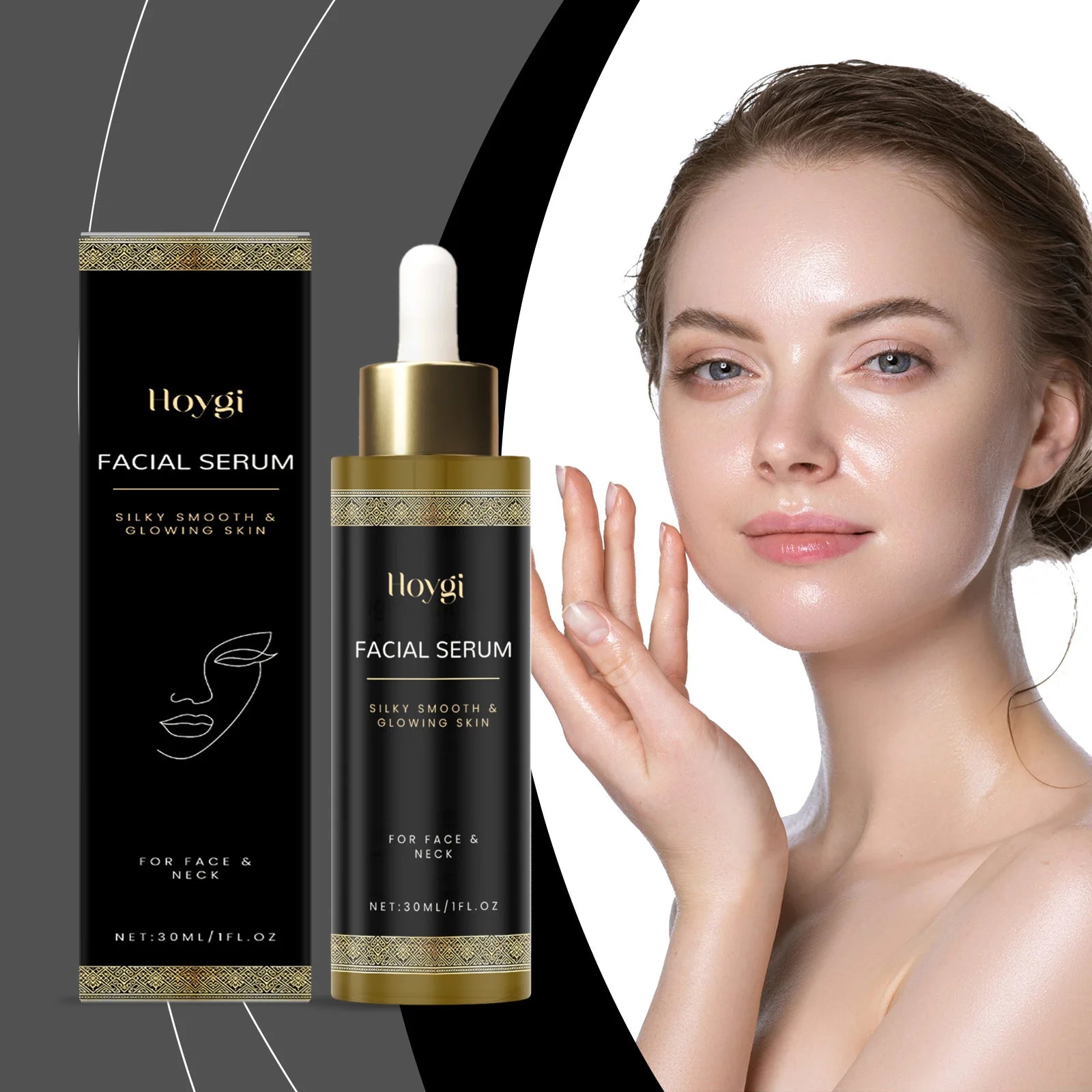 Hoygi Facial Essence Serum – Hydrating & Radiance-Boosting 30ml Face Serum Oasis Select