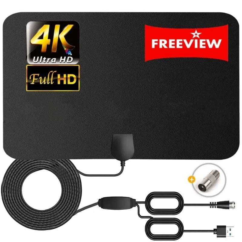2026 Digital TV Antenna 4K Signal Amplifier Indoor Outdoor HDTV 4K Television New Model for Clearer TV Reception Oasis Select