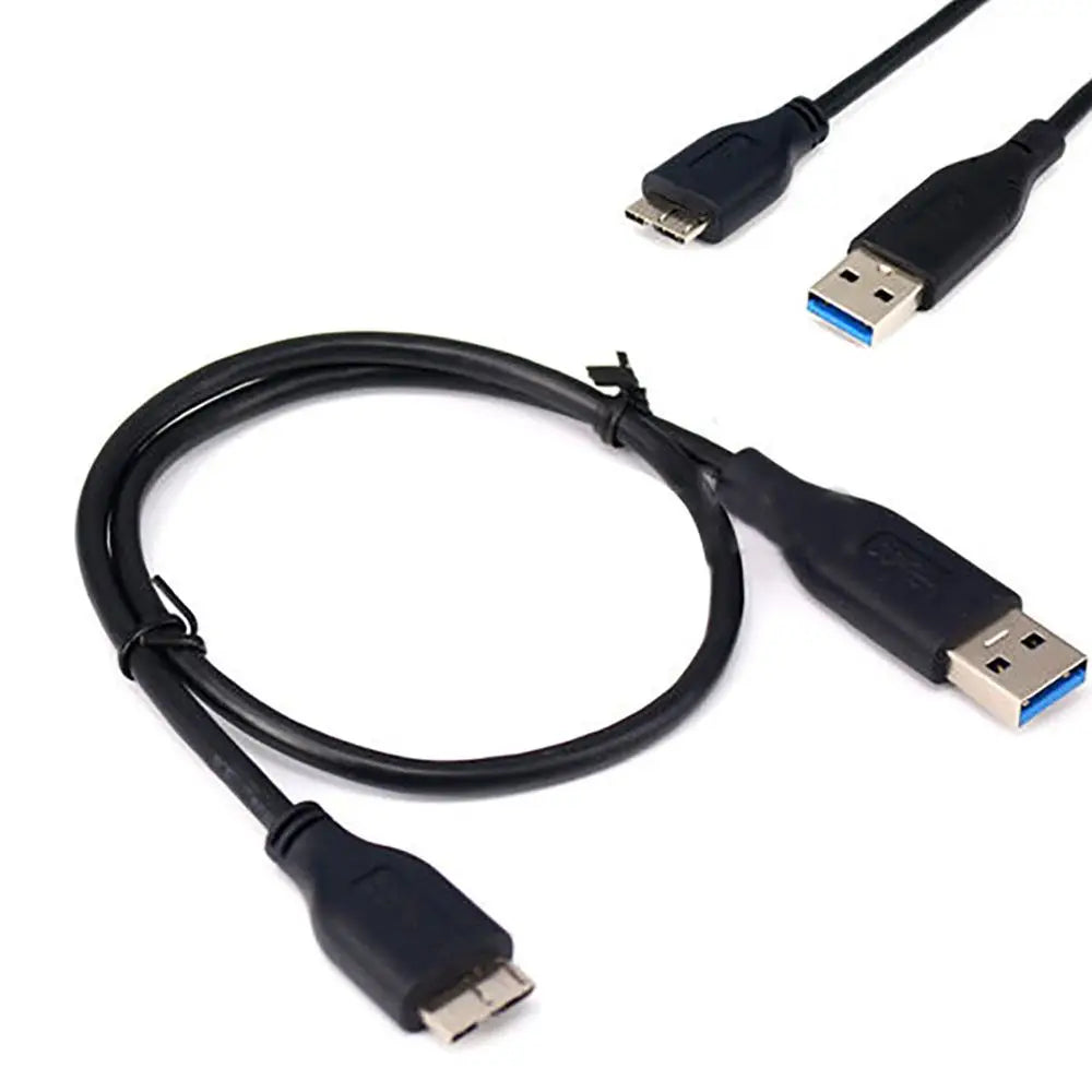 Converter Data Transfer Adapter Cord USB A to Micro B HDD Data Wire Data Sync Cable Cord Micro B USB 3.0 Cable Hard Drive Cable Oasis Select