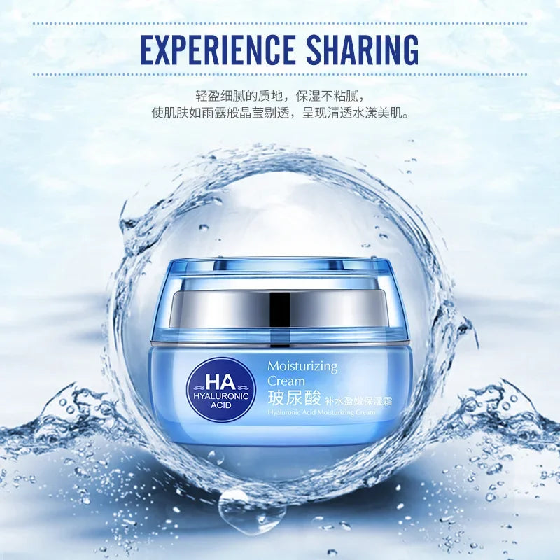 BIOAQUA Hyaluronic Acid Day Cream – Moisturizing & Brightening Hyaluronic Day Cream Oasis Select