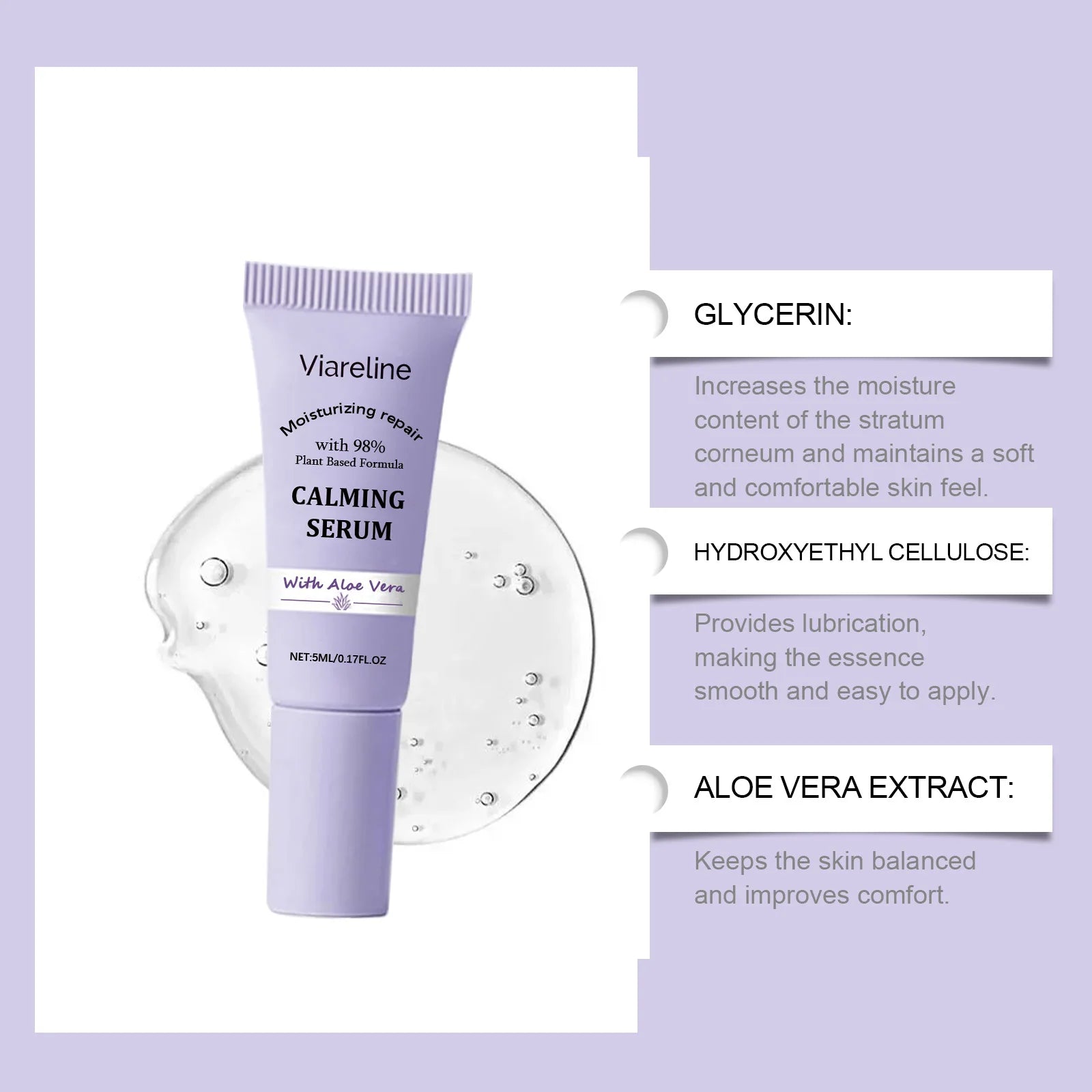 Facial Roller Serum - Hydrates, Tightens Skin, Moisturizes & Refines Skin Texture, Skin Care Serum Oasis Select