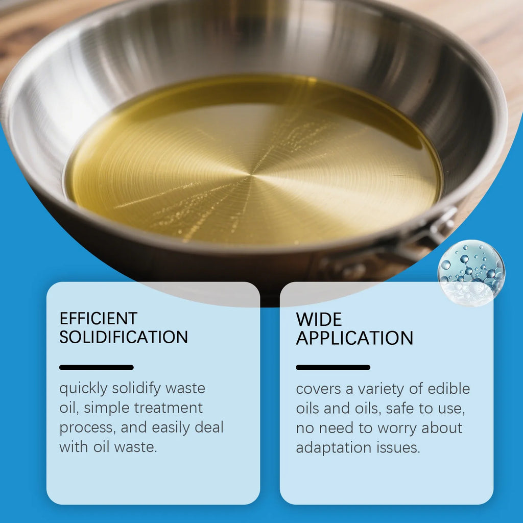 Cooking Oil Solidifier – Eco-Friendly Waste Oil Hardener 20g Oil Solidifier Oasis Select
