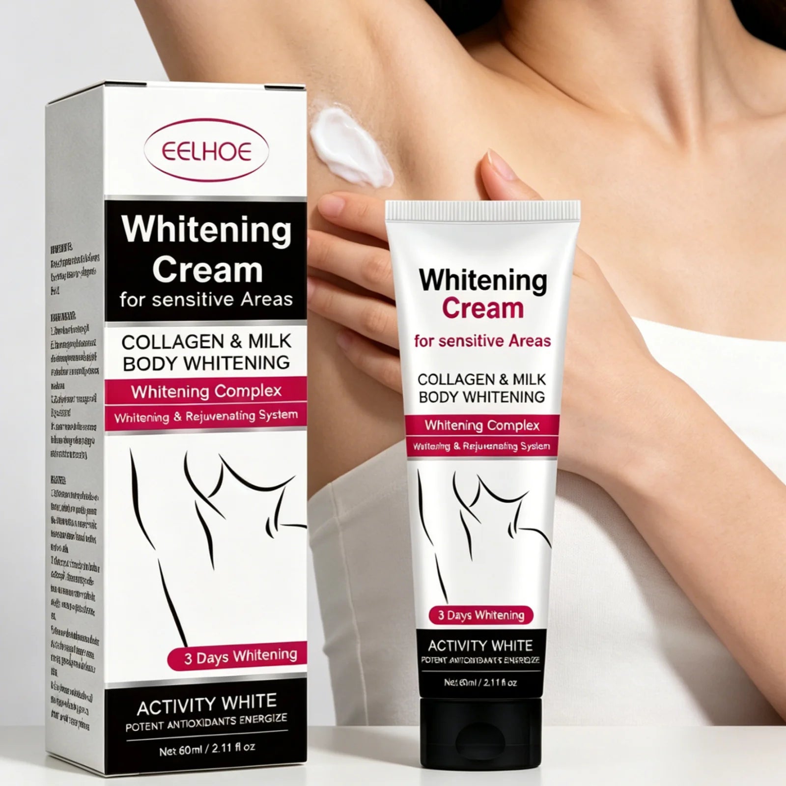 EELHOE Underarm Brightening Cream – Dark Armpit Repair 60ml Underarm Brightening Cream Oasis Select