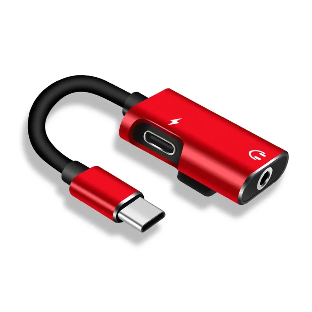 USB-C to 3.5mm Audio Splitter Adapter | Charge & Listen