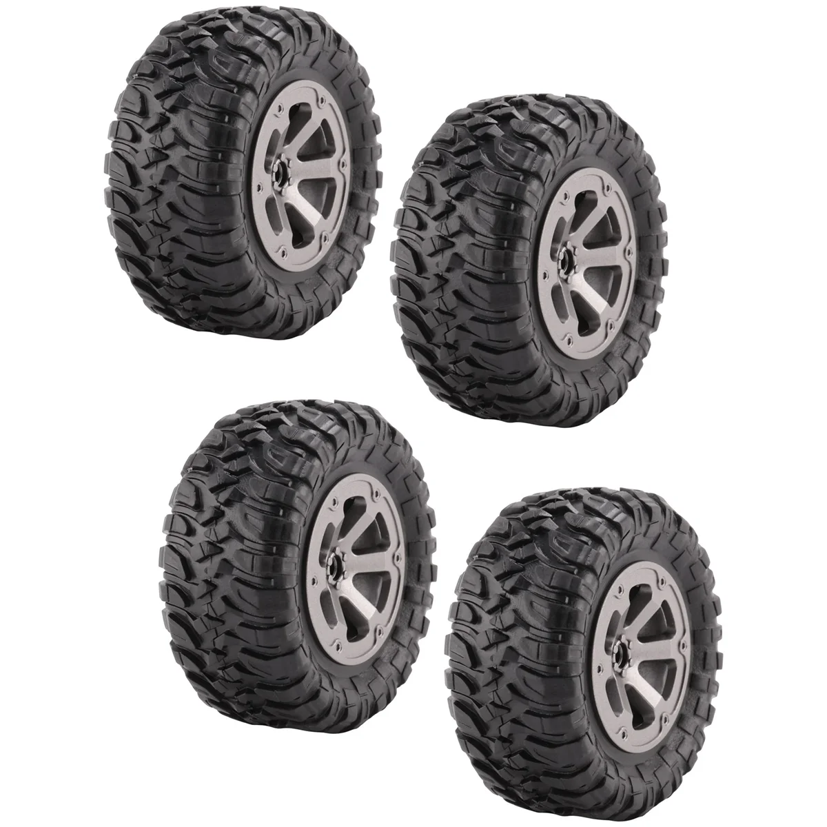 4Pcs 73mm Tire Tyre Wheel for C14 C24 B24 B36 MN D90 MN-90 MN99S FY003 FY004 RC Car Upgrade Parts Accessories Oasis Select