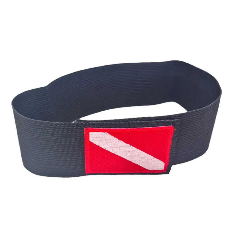 Scuba Tank Elastic Bungee Band with Dive Embroidery Flag Decorative Dive Flag Strap for Underwater Diving Cylinder Oasis Select