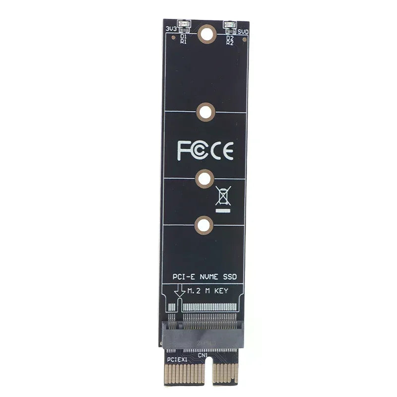 1Pc PCIE to M2 Adapter NVMe SSD M2 PCIE X1 Raiser PCI-E PCI Express M Key Connector Internal Solid State Drive Oasis Select