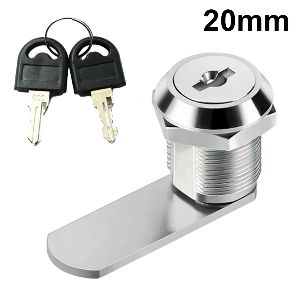 Drawer Cabinet Lock Mail Box Locker Cam Lock Cupboard Door Tongue Lock With 2 Key Furniture Hardware Oasis Select 20mm
