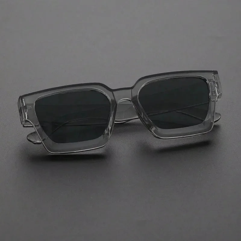 1PC Unisex Plastic Fashion Square Frame Sunglasses For Street Photography And Beach Trips Driving Accessories Oasis Select