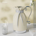 Light Luxury Red Liner Plastic Thermos Flask 1L Home Long-lasting Thermos Flask for 48 Hours Oasis Select G 1000ml