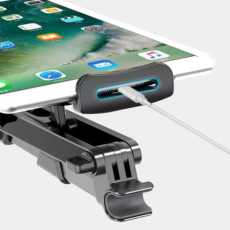Telescopic Car Rear Pillow Phone Holder Tablet Rotating Car Seat Rear Stand Headrest Bracket for Phone Tablet 5 13 Inch Oasis Select