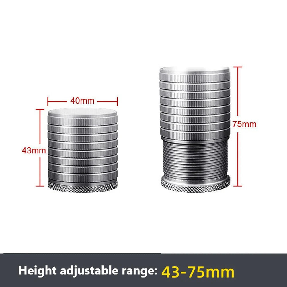 Furniture Leg Booster Pad Bed Table Legs Raised Base Height Increaser Adjustable Feet Floor Protector Oasis Select gray 43mm