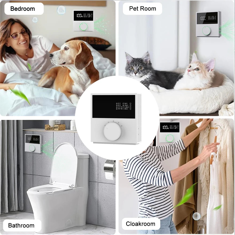 URGGU Portable Negative Ion Air Purifier | Home & Bedroom