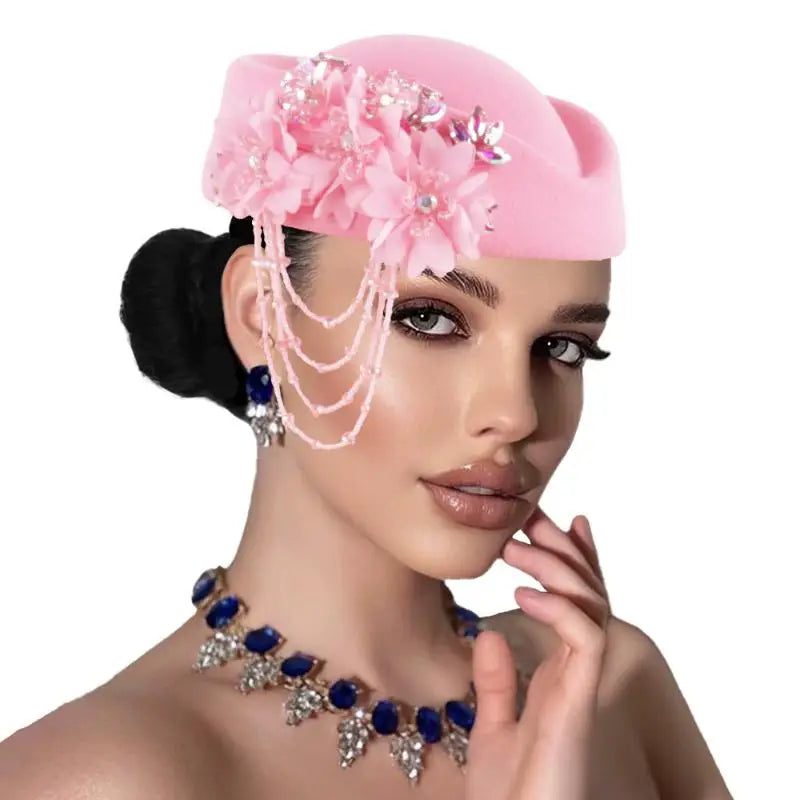 Women's British Retro Beret | 3D Floral Vintage Hat