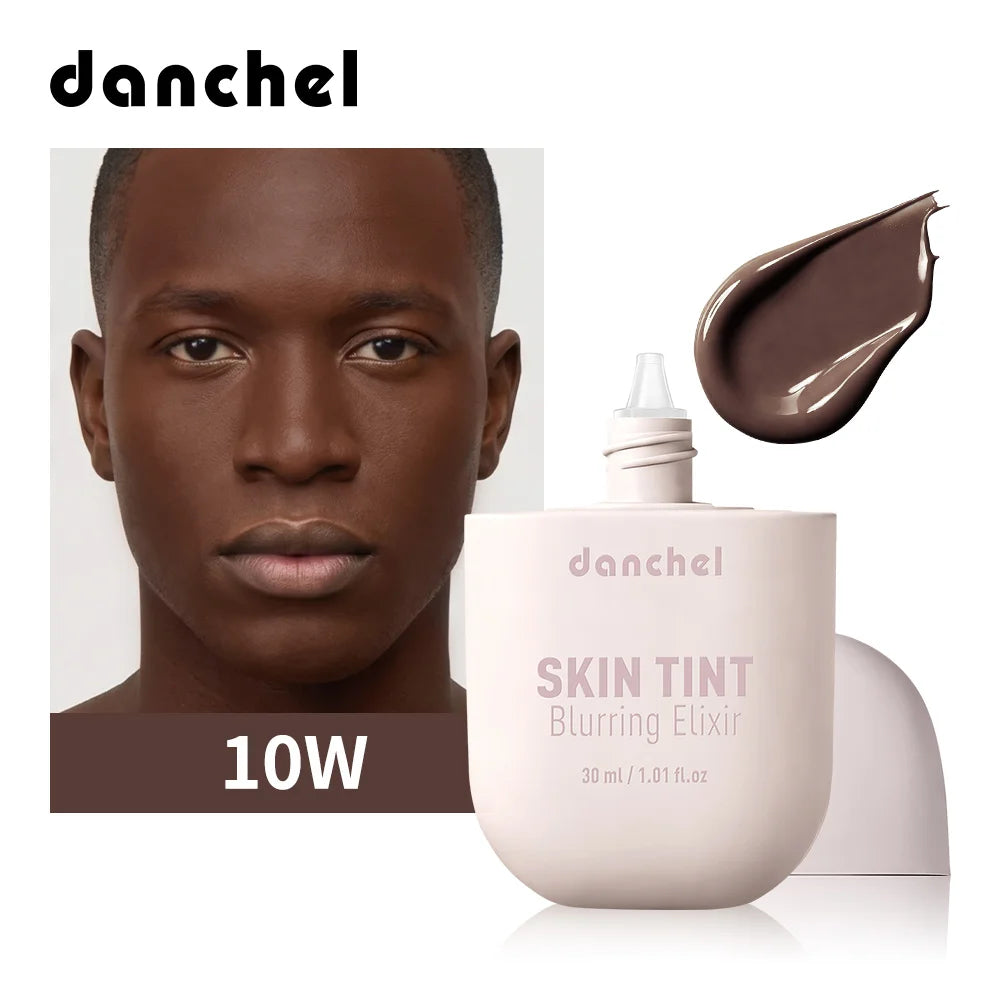 24 Colors Skin Tint Liquid Foundation Natural Finish Blur Pores Soft Focus Makeup Lightweight Hydrating Base for All Skin Types Oasis Select 10W