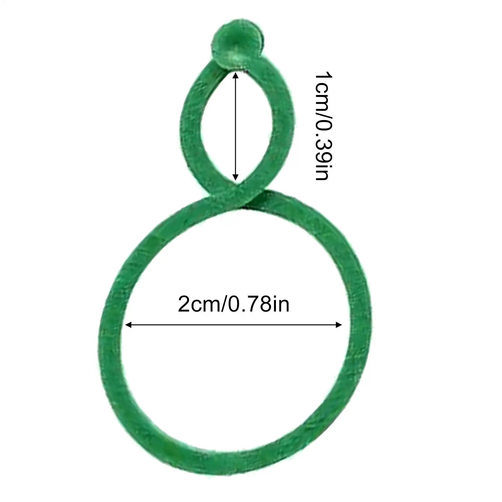 Vine Clips 100 Pieces Reusable Secure Flexible Plant Fixer Garden Plant Fixing Clips for Grape Fruits Flowers Indoor Outdoor