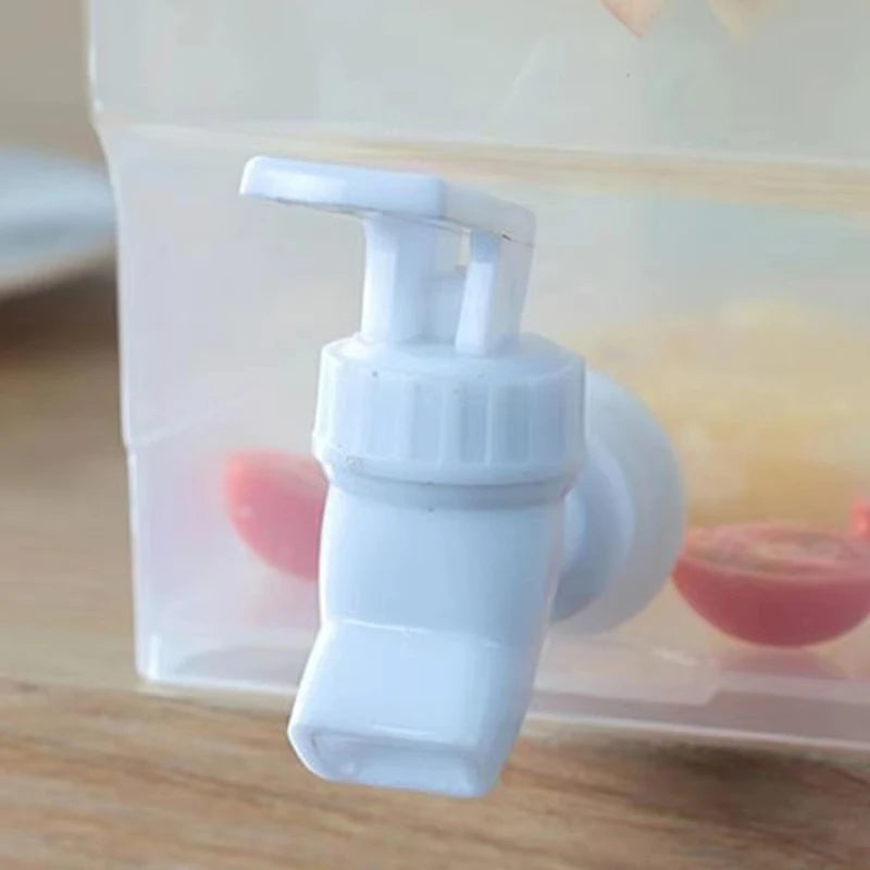 WISH 5.2L Large Capacity Water Fountain Milk Drink Beverage Dispenser Spill Proof Jug With Faucet In Refrigerator Fruit Juice Oasis Select