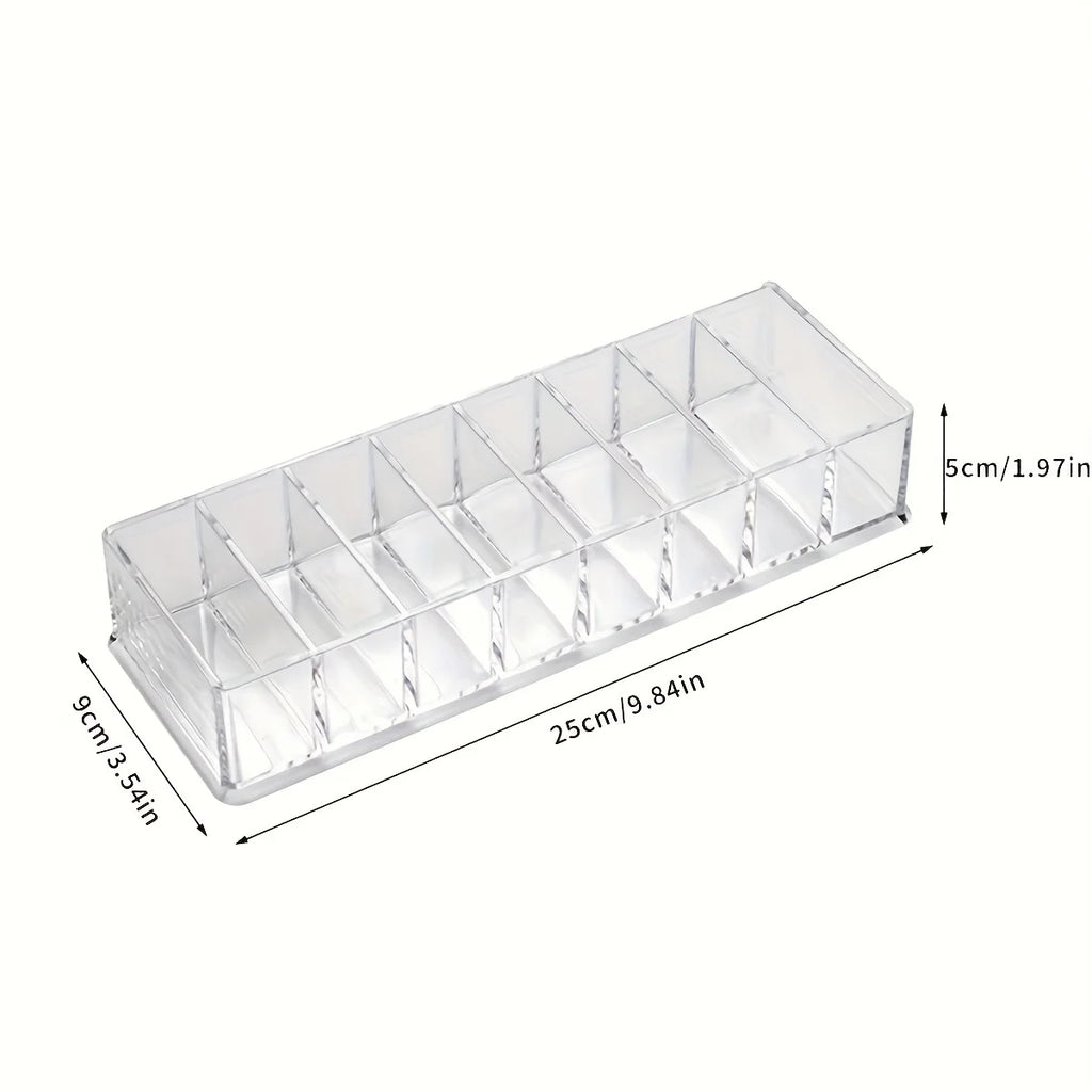 Acrylic Nail Polish Organizer,Clear Display Rack, Cosmetic Storage Rack,Nail Studio Props,Durable and Easy to Clean Oasis Select