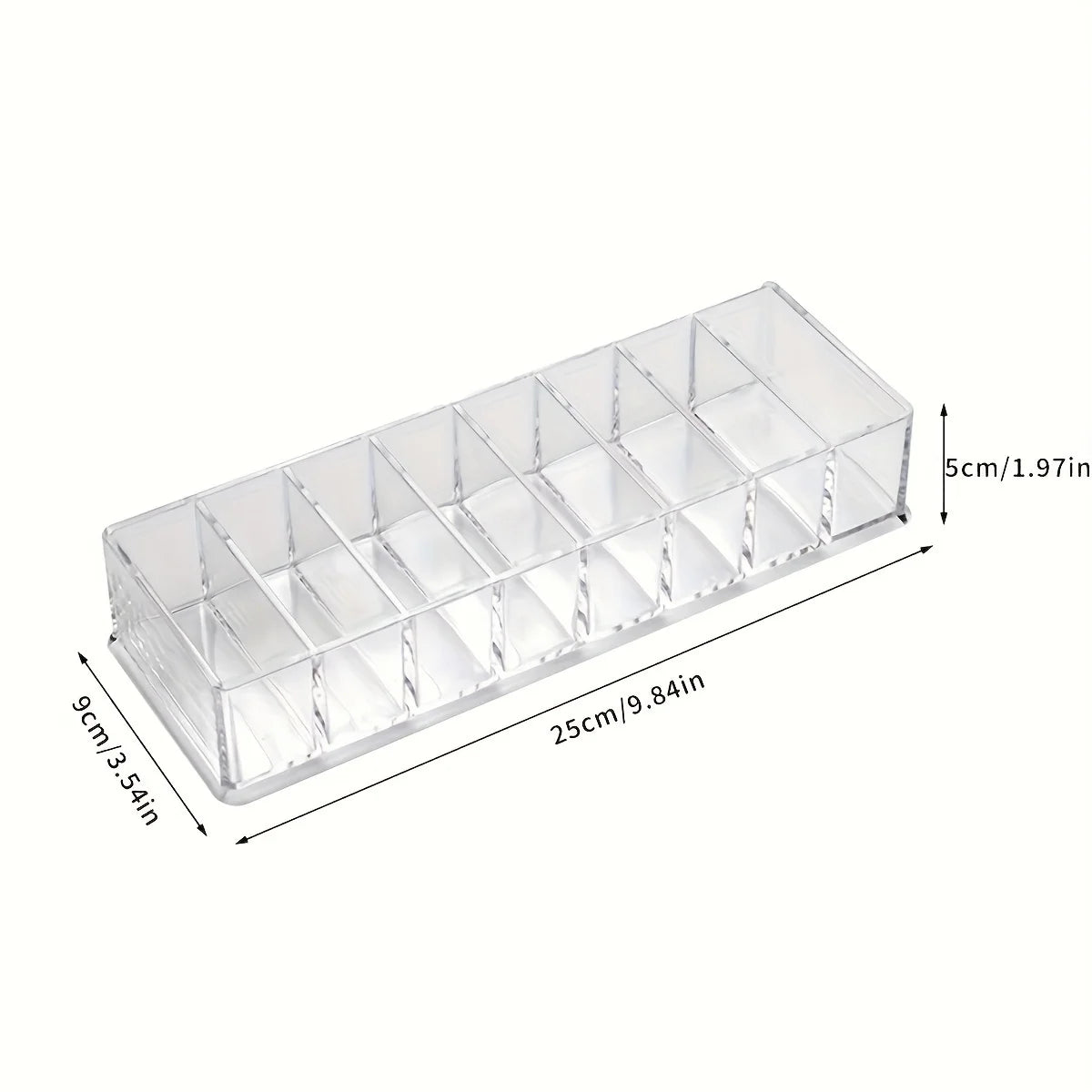 Acrylic Nail Polish Organizer,Clear Display Rack, Cosmetic Storage Rack,Nail Studio Props,Durable and Easy to Clean Oasis Select