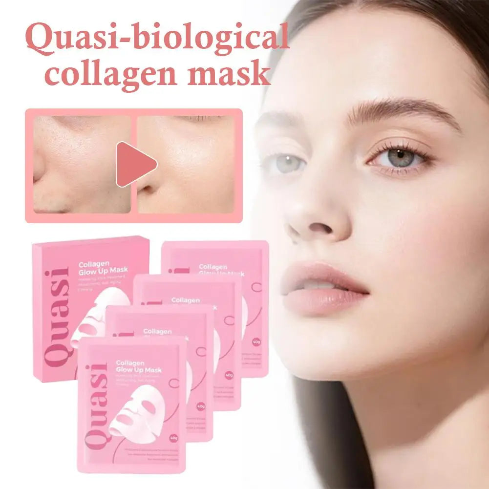 Quasi 3D Lifting Skincare Set Korean Night Cream Serum Face Mask Overnight Deep Hydration Firming Brightening Pore Minimizing Oasis Select