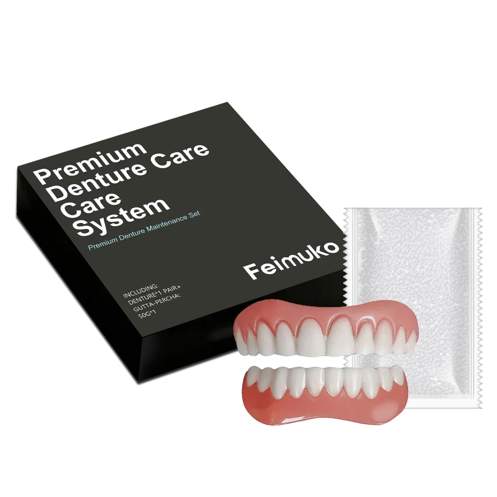Denture Decoration Set – Natural Fit & Comfortable Novelty Novelty Dental Accessory Oasis Select 1set boxed