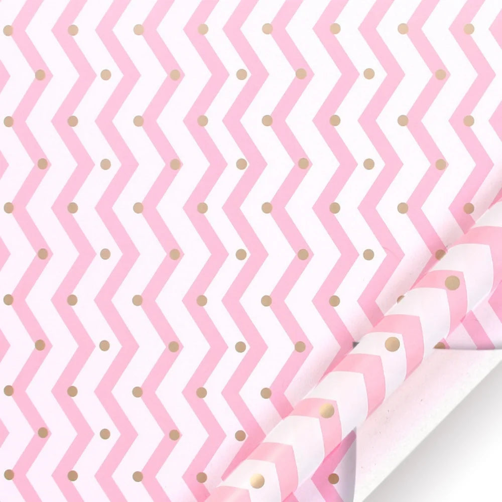 Pink Glitter Marble Christmas Wrapping Paper | DIY Gift Wrap