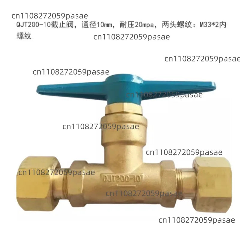 QJT200-10 High Pressure Stop Valve – Argon & Oxygen Pipeline