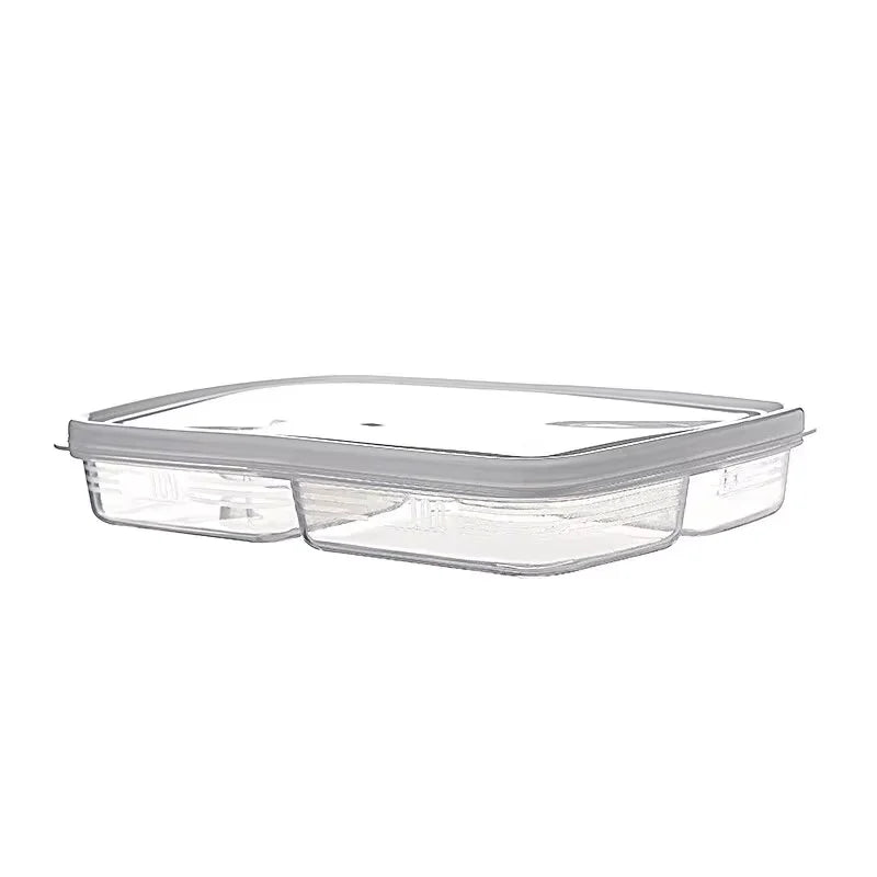 4-Compartment Fridge Food Storage Box with Lid | Freezer Safe Food Storage Container Oasis Select 4 compartments