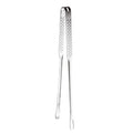 Stainless Steel Barbecue Tongs Heat Resistant Food Grade Long Handle Grill Tongs Non-Slip Fork Clip Food Tongs Steak Seafood Oasis Select Silver-13.39in