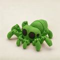 3D Printed Articulated Spider Toy Movable Joint Stress Relief Desktop Decor Cute Spider Model Gifts for Desktop Decoration Toy Oasis Select green