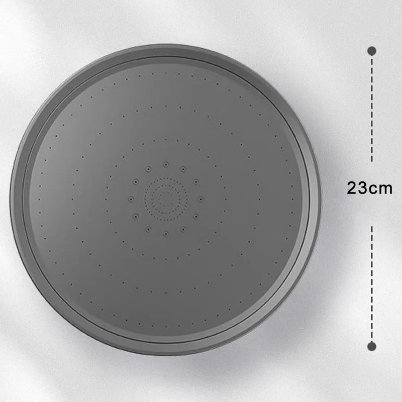 New 6 Modes Big Panel Large Flow Supercharge Rainfall Shower Head High Pressure Top Rain Shower Faucet Bathroom Accessories Oasis Select