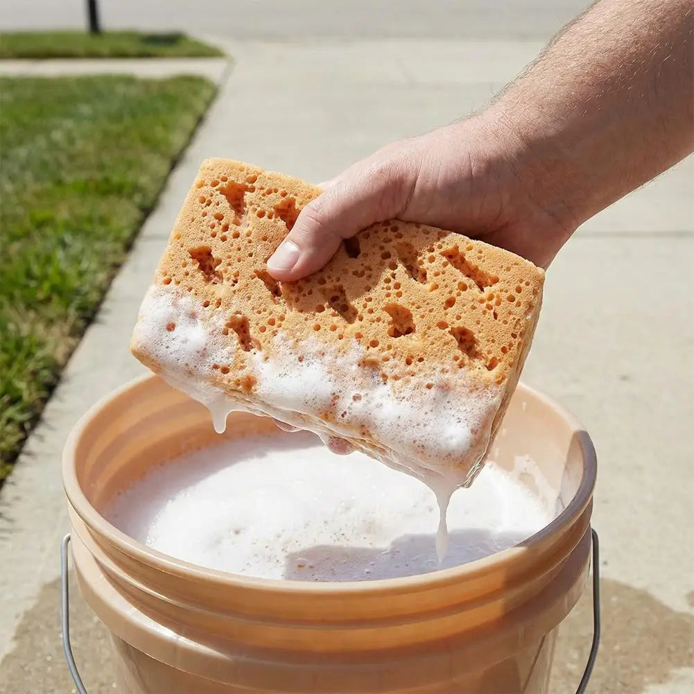 Honeycomb Car Wash Sponge Large Size Car Washing Sponge Brush High Absorbent Big Hole Cleaning Tools Car Accessories Oasis Select