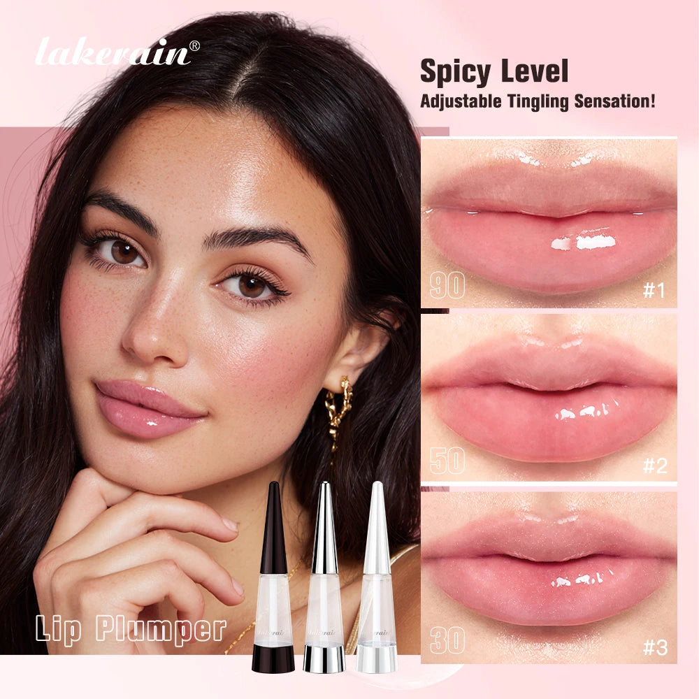 Lip Plumper Transparent Plumping Lip Gloss Reedle Shot Moisturizing Plump Lips Care Brighten Enhance Lip Serum Korean Cosmetics Oasis Select