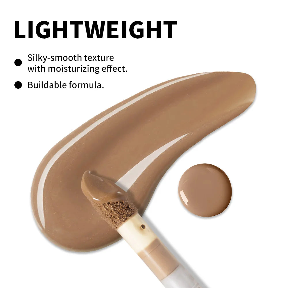 Liquid Foundation Serum Brighten Skin Facial Contouring Foundation Contouring Serum Moisturizes Nourishes Bronzing Makeup Oasis Select
