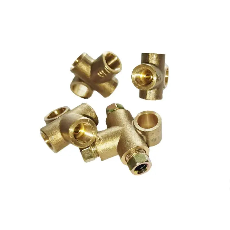 1Pcs 3 WAY Tee Piece Brake Clutch T 3/16 " Pipe Metric M10 Pipe Connector Female Tee Brake Hose UNION NUT 10mm X 1mm Oasis Select