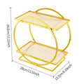 Light luxury toilet rack bathroom toilet hand wash countertop cosmetics storage box desktop vanity rack Oasis Select Gold PP board