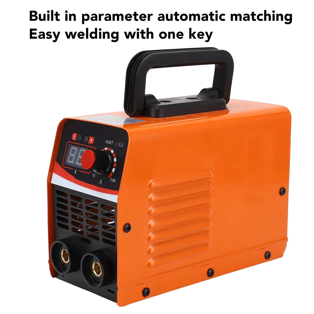 Mini Welder Machine Portable Arc Welding Kit with Visor Gloves Hammer Pliers Stick for Steel Cast Iron Mini Welding Machine Oasis Select