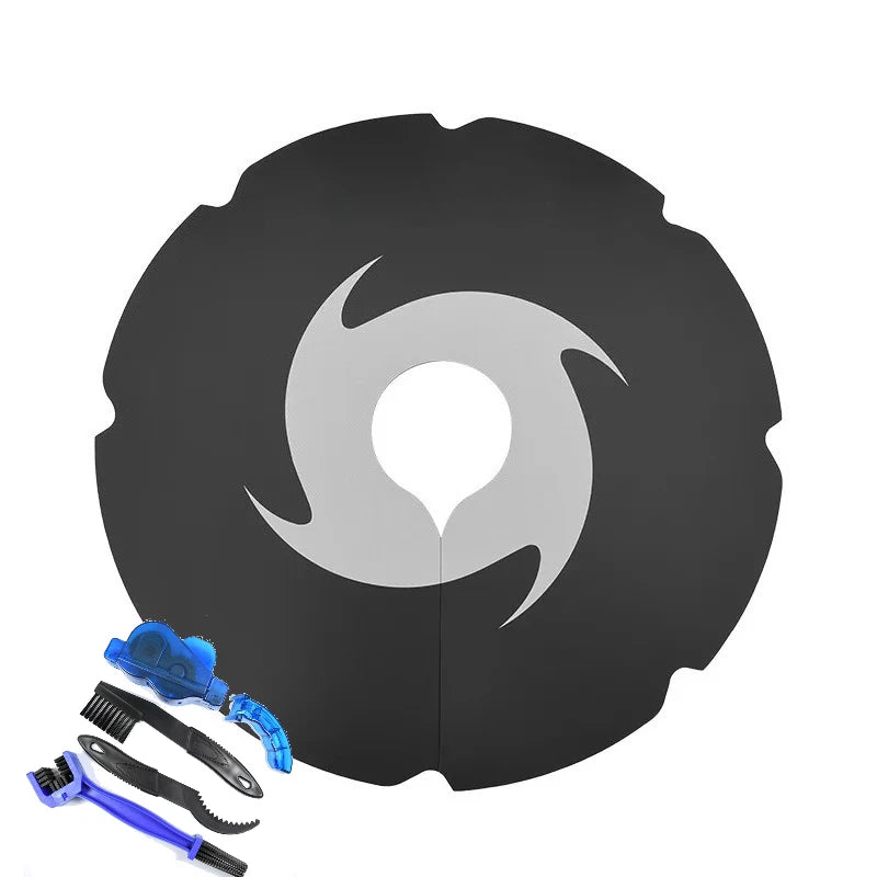 Anti-fouling Motorcycle Washing Disc Brake Cleaning Protection Cover Ultralight Bicycle Washing Disc Guard Bike Accessories Oasis Select Set A