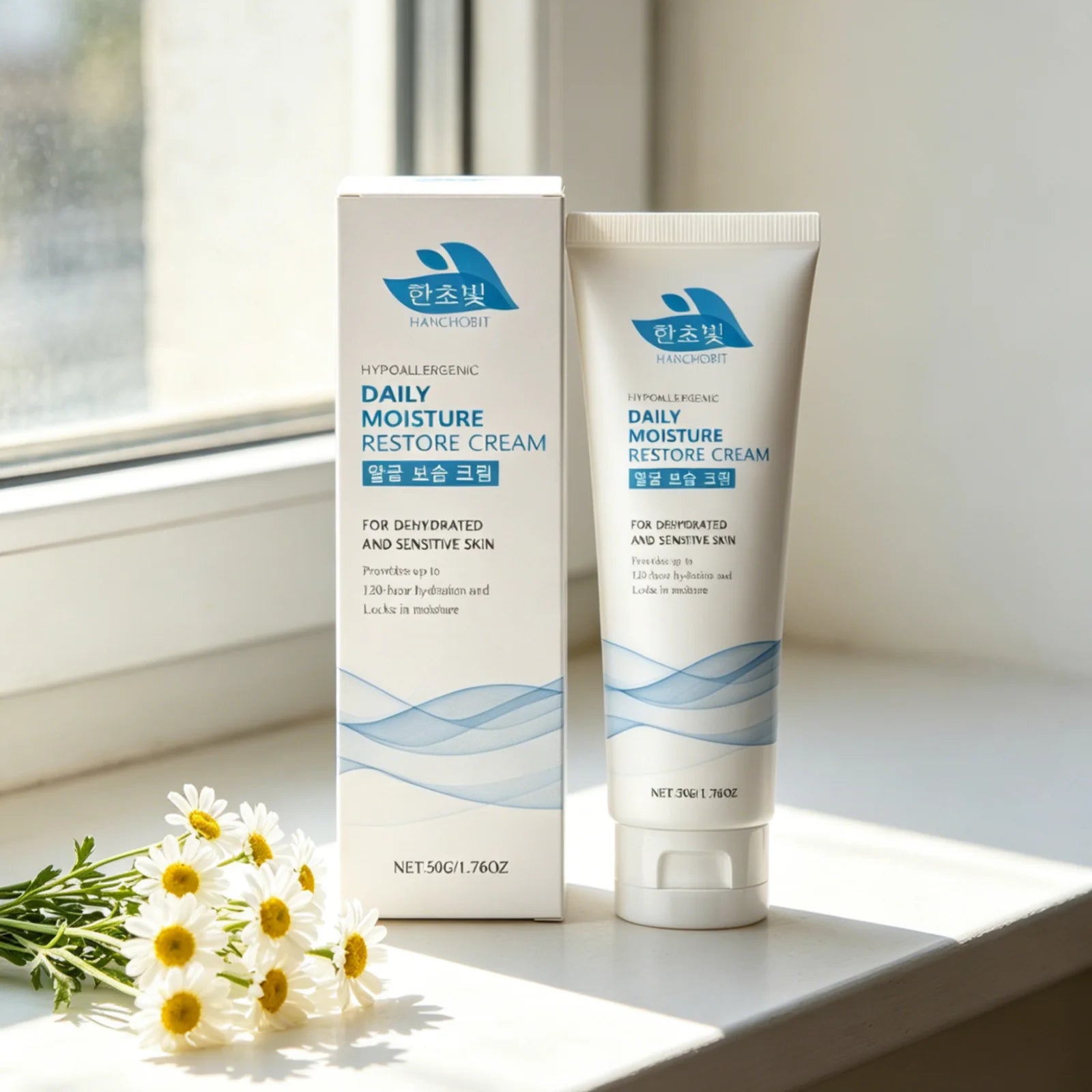 Hanchobit Daily Moisture Restore Cream – Barrier Repair 50g Hydrating Face Cream Oasis Select