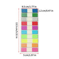 400Pcs Sticky Index Tabs Colorful Index Tabs Self-Adhesive Stickers Sticky Note Pads Note Stationery School Office Supplies Oasis Select 2 Sheet