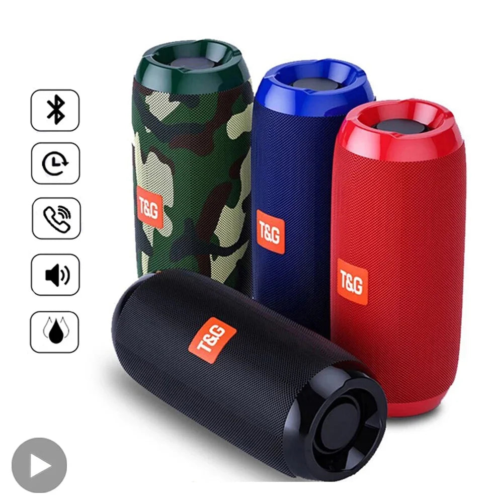 T&G 10W Portable Bluetooth Speaker | FM Radio, TWS & HiFi