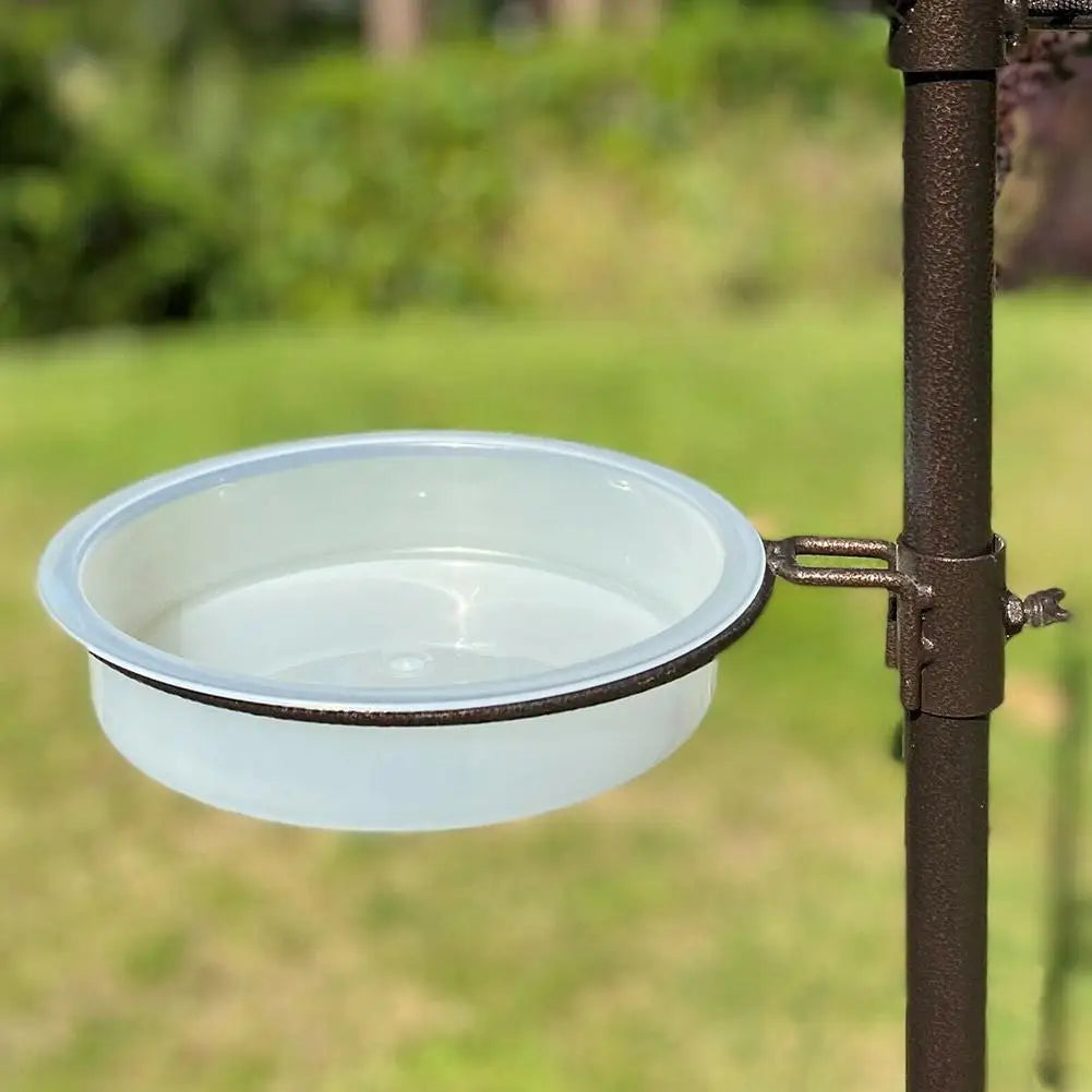 Outdoor Garden Hummingbird Water Dish Tray Replacement Plastic Birdbath Bowl For Wild Bird Feeding Station Drinker Water Feeding Oasis Select